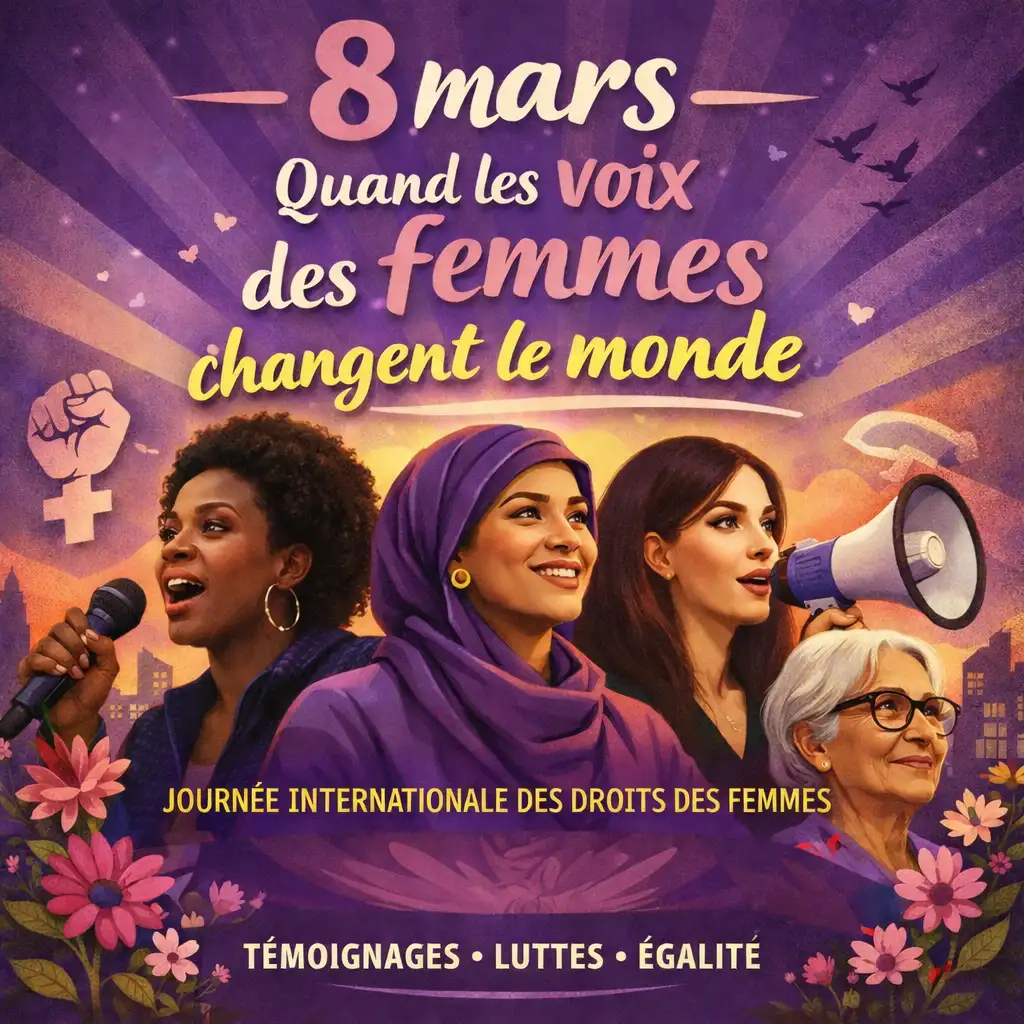 8 mars — Quand les voix des femmes changent le monde 1 8 mars — Quand les voix des femmes changent le monde