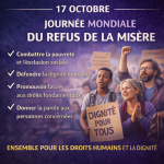 Journée mondiale du refus de la misère / lutte contre la pauvreté