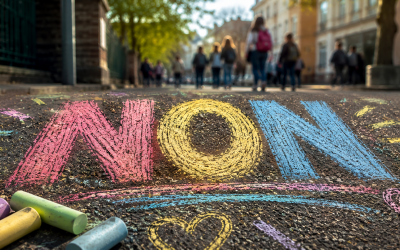 Belgique : la faim explose, 2 « NON » : les enseignant·e·s écrivent leur colère dans les rues de Namur