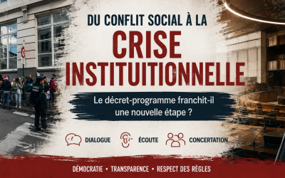 Breendonk 1 Du conflit social à la crise institutionnelle :